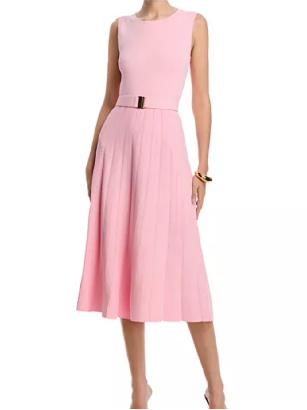 Elie Tahari The Summer Belted Midi Dress